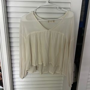 Altered state white baby doll top
